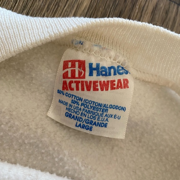 Vintage 90s Adorable Bunny Graphic Christmas Sweatshirt Size Large - Picture 2 of 5